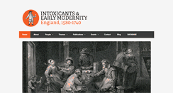 Desktop Screenshot of intoxicantsproject.org